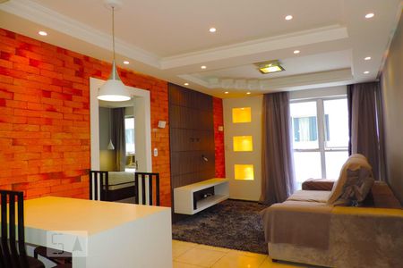 Sala de apartamento para alugar com 1 quarto, 49m² em Coqueiros, Florianópolis