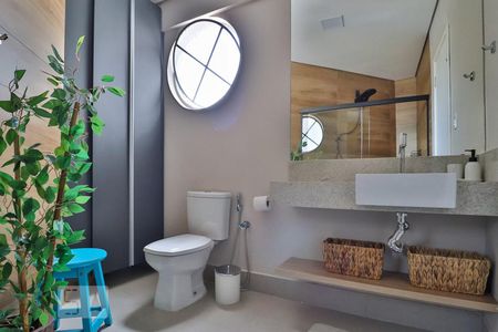 Apartamento à venda com 58m², 1 quarto e sem vagaBanheiro Suíte