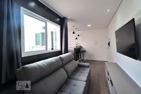 Sala de apartamento para alugar com 2 quartos, 52m² em Vila Scarpelli, Santo André