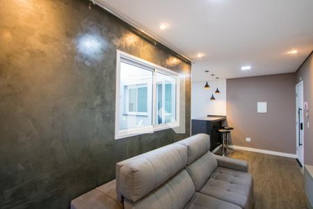Sala de apartamento para alugar com 2 quartos, 52m² em Vila Scarpelli, Santo André