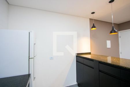 Cozinha de apartamento para alugar com 2 quartos, 52m² em Vila Scarpelli, Santo André