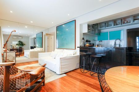 Sala de apartamento para alugar com 2 quartos, 87m² em Cerqueira César, São Paulo