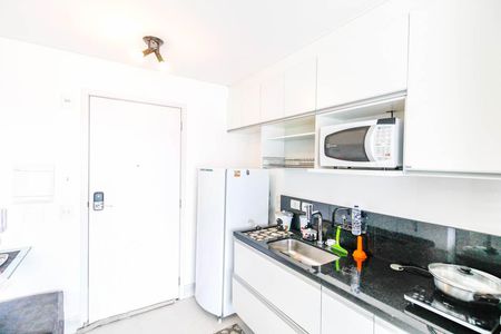Cozinha de apartamento à venda com 1 quarto, 35m² em Jardim Aeroporto, São Paulo