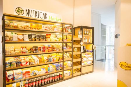 Apartamento para alugar com 53m², 1 quarto e 2 vagasMini Mercado