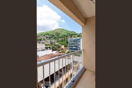 Varanda da Sala de apartamento para alugar com 2 quartos, 48m² em Váz Lobo, Rio de Janeiro