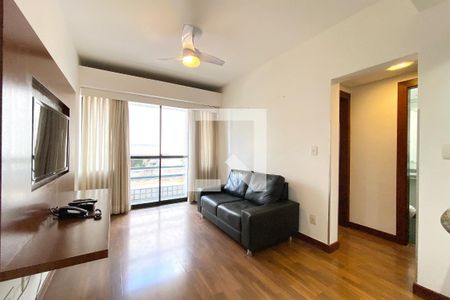 Sala de apartamento para alugar com 1 quarto, 50m² em São Pedro, Belo Horizonte