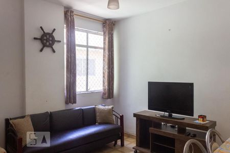 Sala de apartamento para alugar com 1 quarto, 58m² em Aviação, Praia Grande