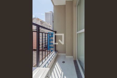Varanda de apartamento à venda com 1 quarto, 28m² em República, São Paulo