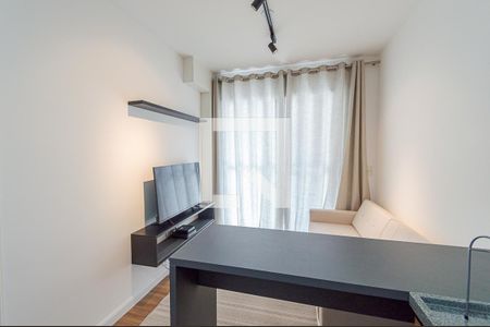 Sala de apartamento à venda com 1 quarto, 28m² em República, São Paulo