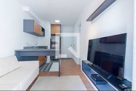 Sala de apartamento à venda com 1 quarto, 28m² em República, São Paulo