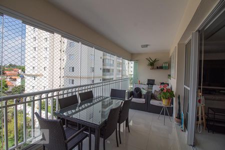 varanda de apartamento para alugar com 3 quartos, 154m² em Jardim Caravelas, São Paulo