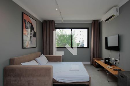 Sala de apartamento à venda com 1 quarto, 64m² em Cerqueira César, São Paulo