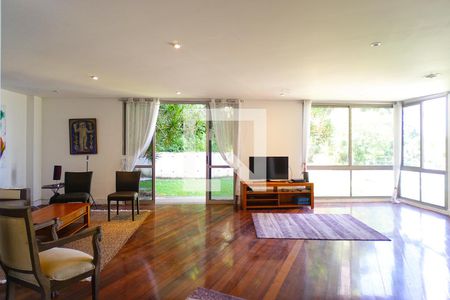 Sala de casa de condomínio à venda com 5 quartos, 1360m² em São Conrado, Rio de Janeiro