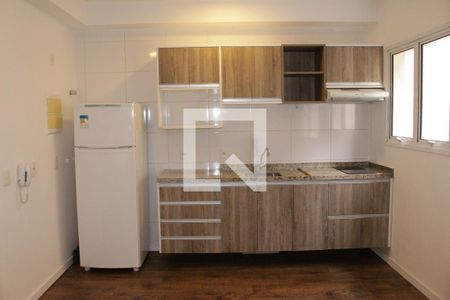 Sala/Cozinha de apartamento para alugar com 1 quarto, 30m² em Santa Ifigênia, São Paulo