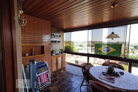 Sacada gourmet de apartamento à venda com 3 quartos, 189m² em Rio Branco, Novo Hamburgo