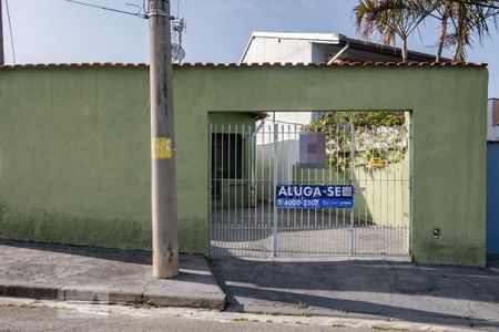 Casa para alugar com 70m², 2 quartos e 3 vagasPlaquinha - Fachada