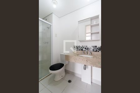 Banheiro do Studio de apartamento à venda com 1 quarto, 35m² em Real Parque, São Paulo