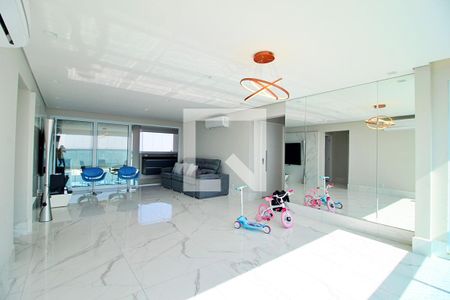 Sala de apartamento para alugar com 3 quartos, 180m² em Campestre, Santo André
