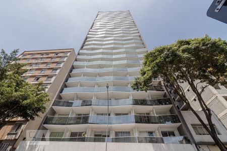 Studio para alugar com 22m², 1 quarto e sem vaga Studio para alugar com 22m², 1 quarto e sem vagaFachada