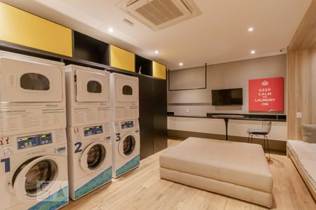 Studio para alugar com 22m², 1 quarto e sem vaga Studio para alugar com 22m², 1 quarto e sem vagaLavanderia