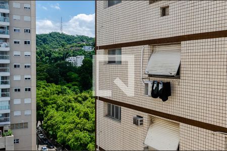 Vista de kitnet/studio para alugar com 1 quarto, 29m² em José Menino, Santos