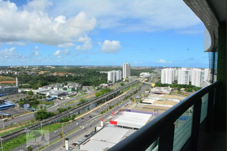 Apartamento para alugar com 56m², 1 quarto e 1 vagaQuarto com varanda - Vista para a Paralela 