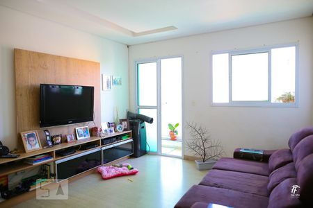 Sala de apartamento à venda com 4 quartos, 172m² em Vila Scarpelli, Santo André