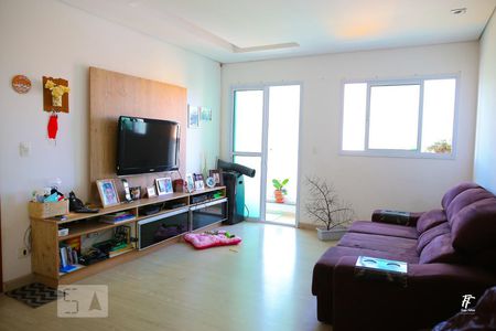 Sala de apartamento à venda com 4 quartos, 172m² em Vila Scarpelli, Santo André