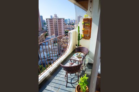 Sala Sacada de apartamento à venda com 3 quartos, 150m² em Vila Valparaíso, Santo André