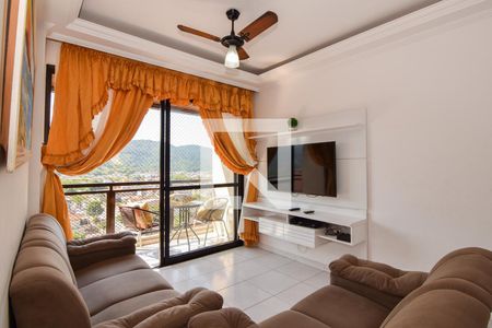 Sala de apartamento para alugar com 2 quartos, 74m² em Enseada, Guarujá