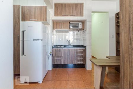 Cozinha de kitnet/studio à venda com 1 quarto, 35m² em Santa Ifigênia, São Paulo