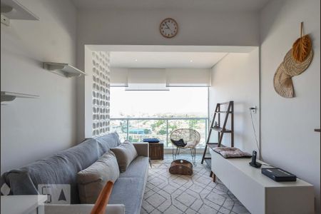 Sala de Estar de apartamento para alugar com 1 quarto, 50m² em Jardim Aeroporto, São Paulo