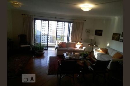 Sala de apartamento à venda com 4 quartos, 198m² em Indianópolis, São Paulo