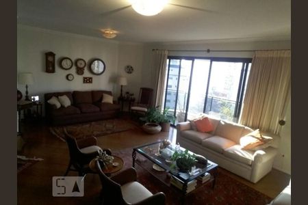 Sala de apartamento à venda com 4 quartos, 198m² em Indianópolis, São Paulo