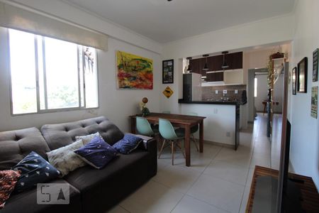 Sala de apartamento para alugar com 1 quarto, 80m² em Bosque, Campinas