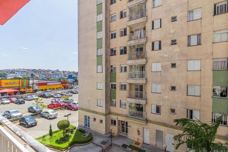 Vista da Sacada da Sala de apartamento para alugar com 2 quartos, 53m² em Jardim Santo André, Santo André