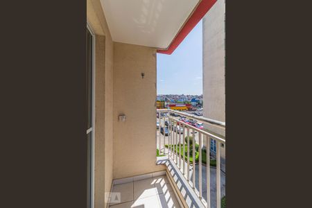 Sacada da Sala de apartamento para alugar com 2 quartos, 53m² em Jardim Santo André, Santo André