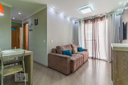 Sala de apartamento para alugar com 2 quartos, 53m² em Jardim Santo André, Santo André