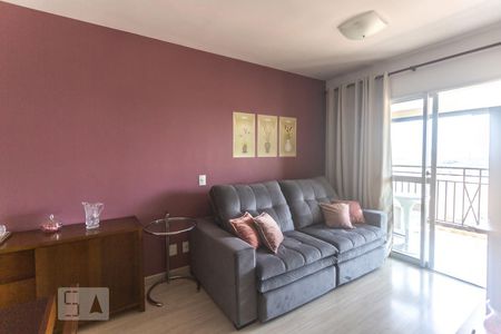 Sala de estar de apartamento para alugar com 3 quartos, 68m² em Vila Gonçalves, São Bernardo do Campo