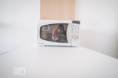 Studio para alugar com 27m², 1 quarto e sem vagaDetalhe da cozinha