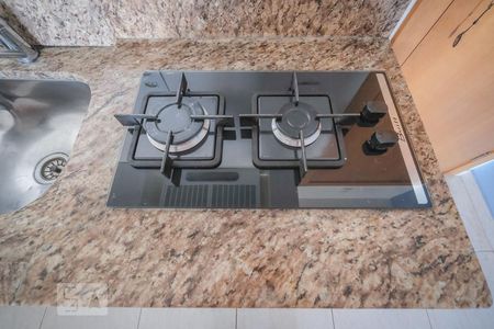 Studio para alugar com 27m², 1 quarto e sem vagaDetalhe da cozinha