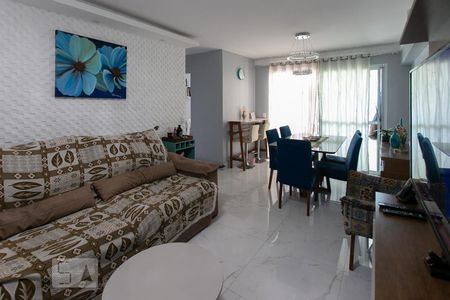 Sala de apartamento à venda com 4 quartos, 128m² em Recreio dos Bandeirantes, Rio de Janeiro