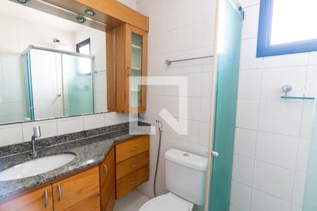 Banheiro da Suíte de apartamento para alugar com 1 quarto, 37m² em Jardim Brasil (zona Sul), São Paulo