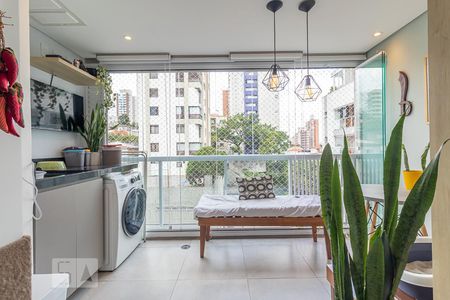 Varanda de kitnet/studio à venda com 1 quarto, 31m² em Sumaré, São Paulo