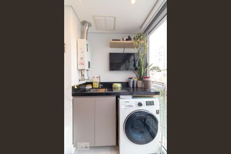 Área de serviço de kitnet/studio à venda com 1 quarto, 31m² em Sumaré, São Paulo