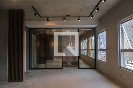 Sala de apartamento para alugar com 1 quarto, 74m² em Embaré, Santos