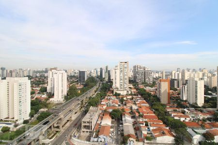 Vista da varanda de apartamento para alugar com 1 quarto, 58m² em Campo Belo, São Paulo