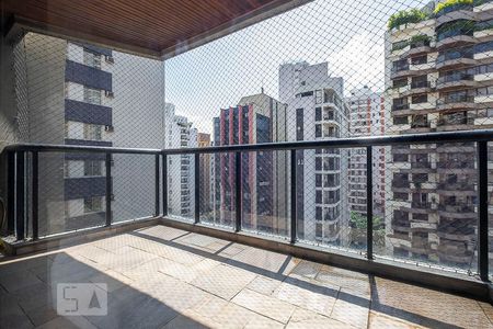 Sala - Varanda de apartamento para alugar com 4 quartos, 164m² em Paraíso, São Paulo