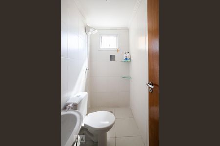 Banheiro da Suíte de apartamento à venda com 2 quartos, 55m² em Parque Novo Oratório, Santo André
