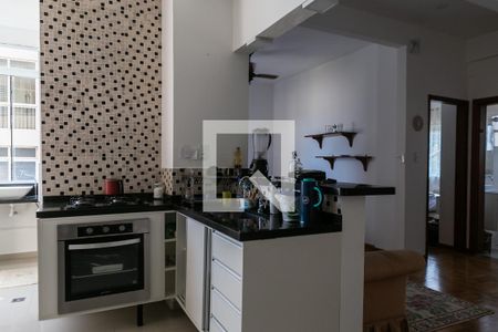 Cozinha de apartamento para alugar com 2 quartos, 82m² em José Menino, Santos